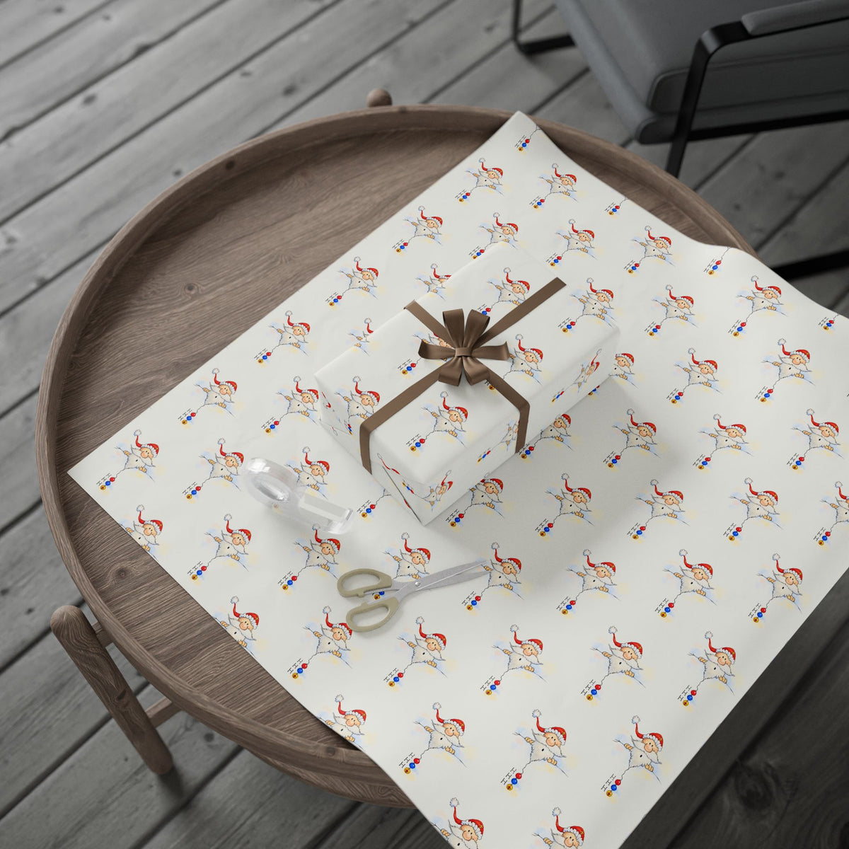 HO HO HO Christmas Wrapping Paper for Kids-6