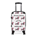 Suitcase — "Breast Cancer Isn't for Weenies" Pink Dachshund Travel Luggage
