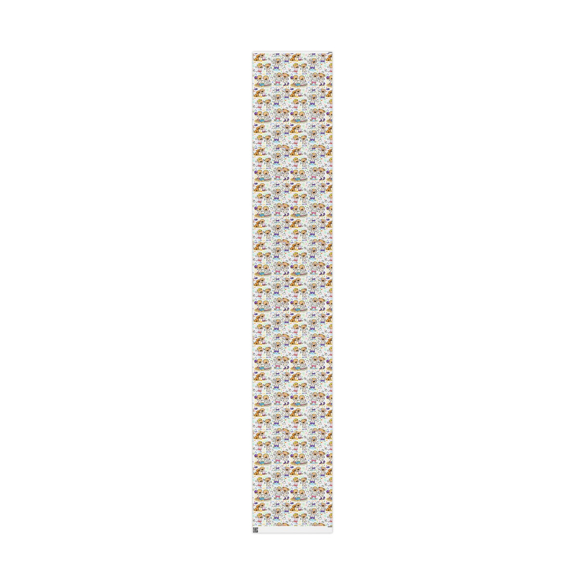Wrapping Paper Roll — Colorful Kids Doodle Pattern, Fun Birthday & Party Gift Wrap