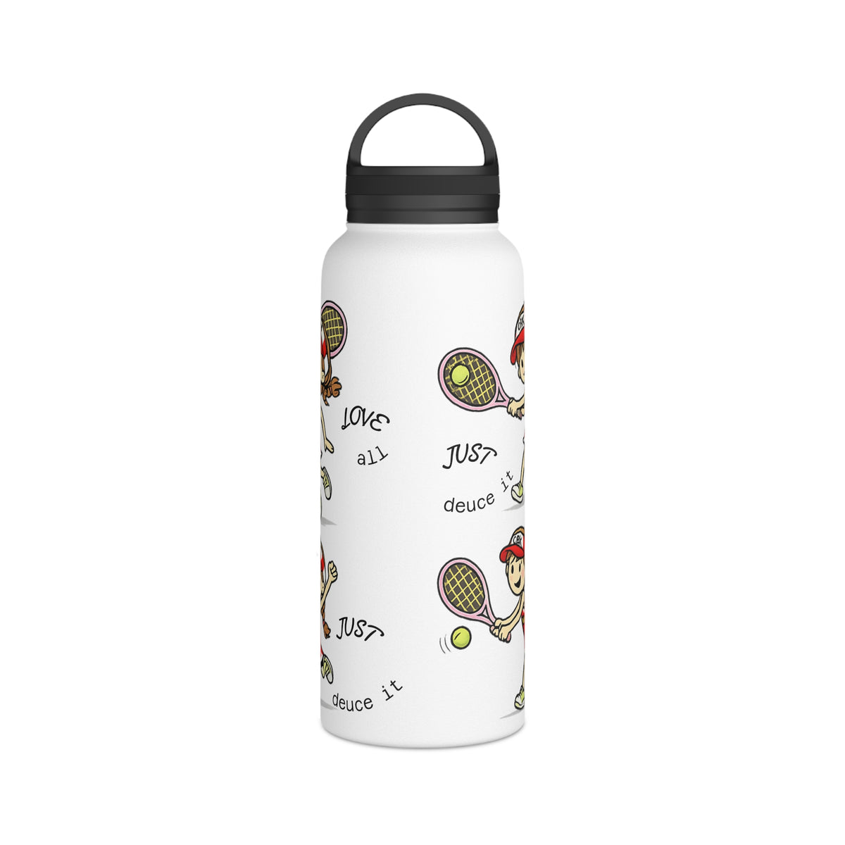 Stainless Steel Water Bottle, Handle Lid