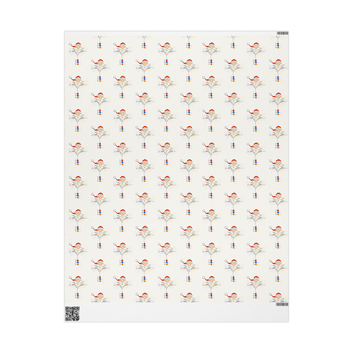 HO HO HO Christmas Wrapping Paper for Kids-5