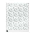 Cute Baby Shower Wrapping Paper – Blue Stork & Baby Pattern