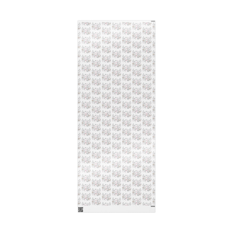 Woodland Animals Wrapping Paper-zoom-