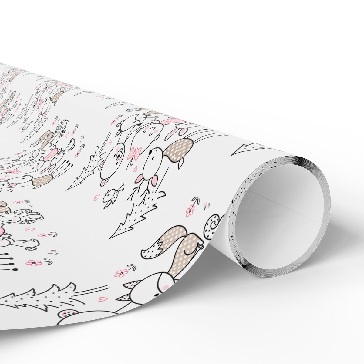 Woodland Animals Wrapping Paper-zoom-20