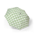 Foldable Umbrella — Rainy Day Frogs Pattern Compact Semi‑Automatic Rain Umbrella