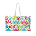 Colorful Damask Weekender Bag – Bright Floral Travel Tote