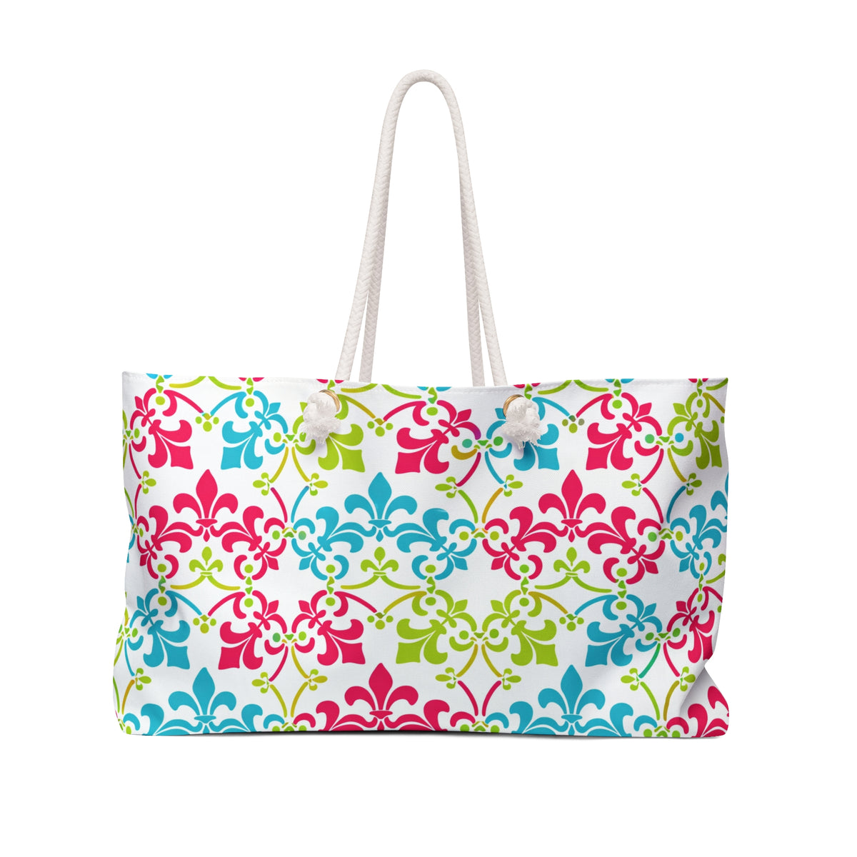 Colorful Damask Weekender Bag