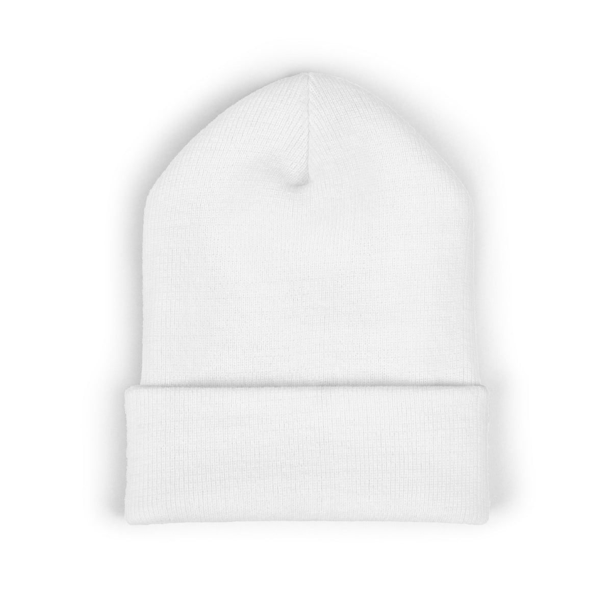 Embroidered Crab Cuffed Beanie — Cute Coastal Knit Hat