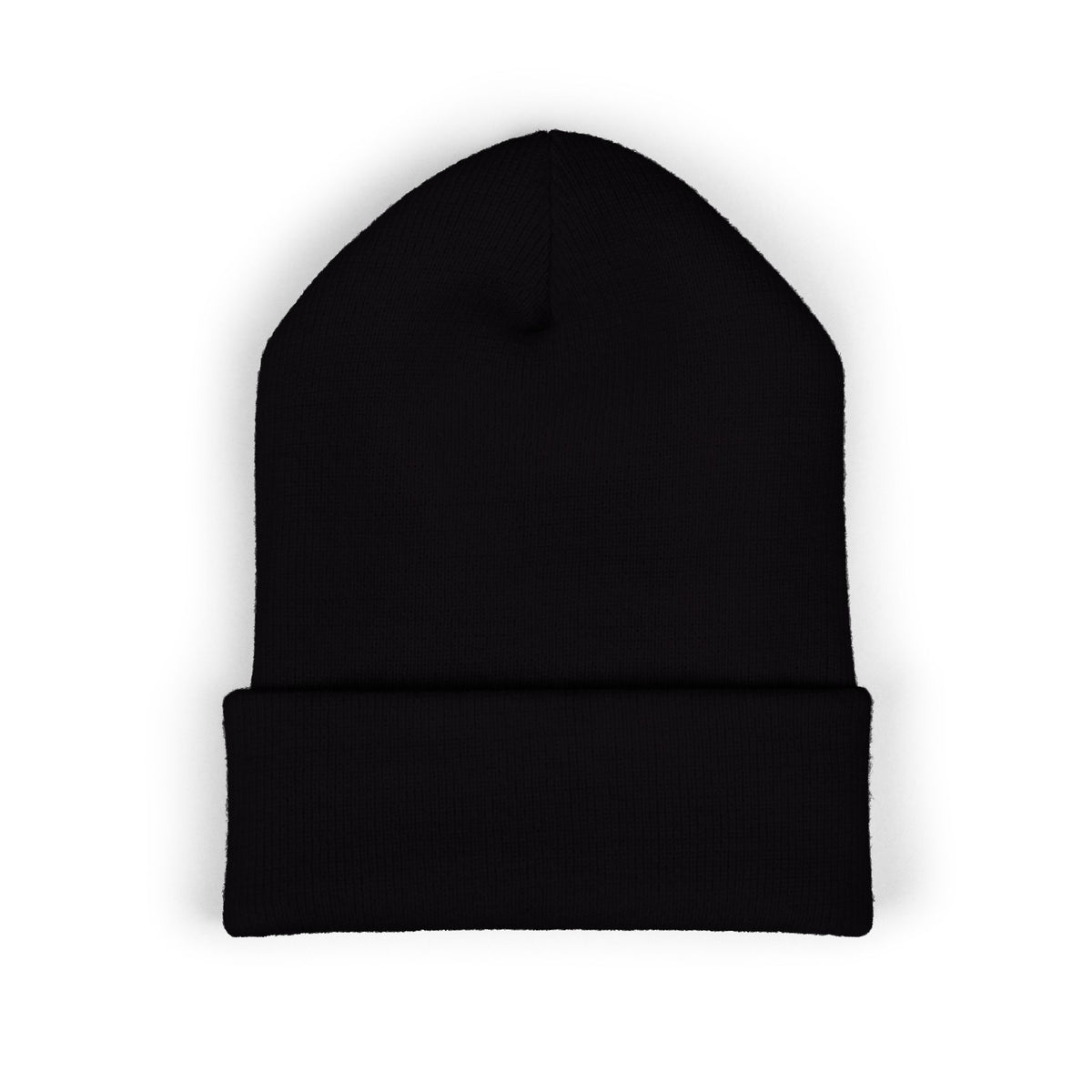 Embroidered Crab Cuffed Beanie — Cute Coastal Knit Hat