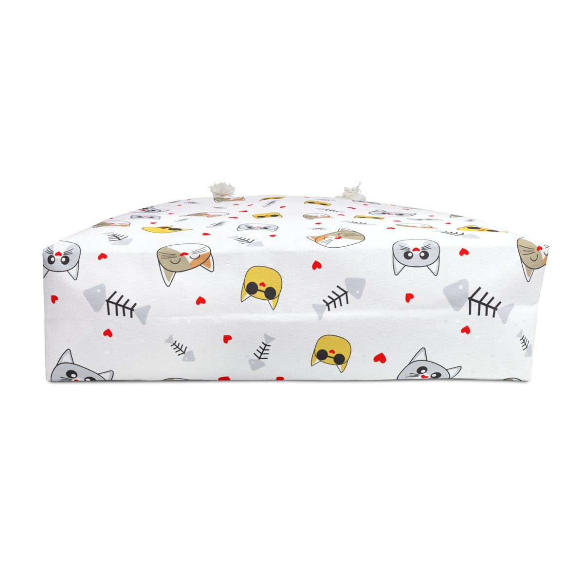 Cute Cat Faces Weekender Bag – Kawaii Kitty Travel Tote