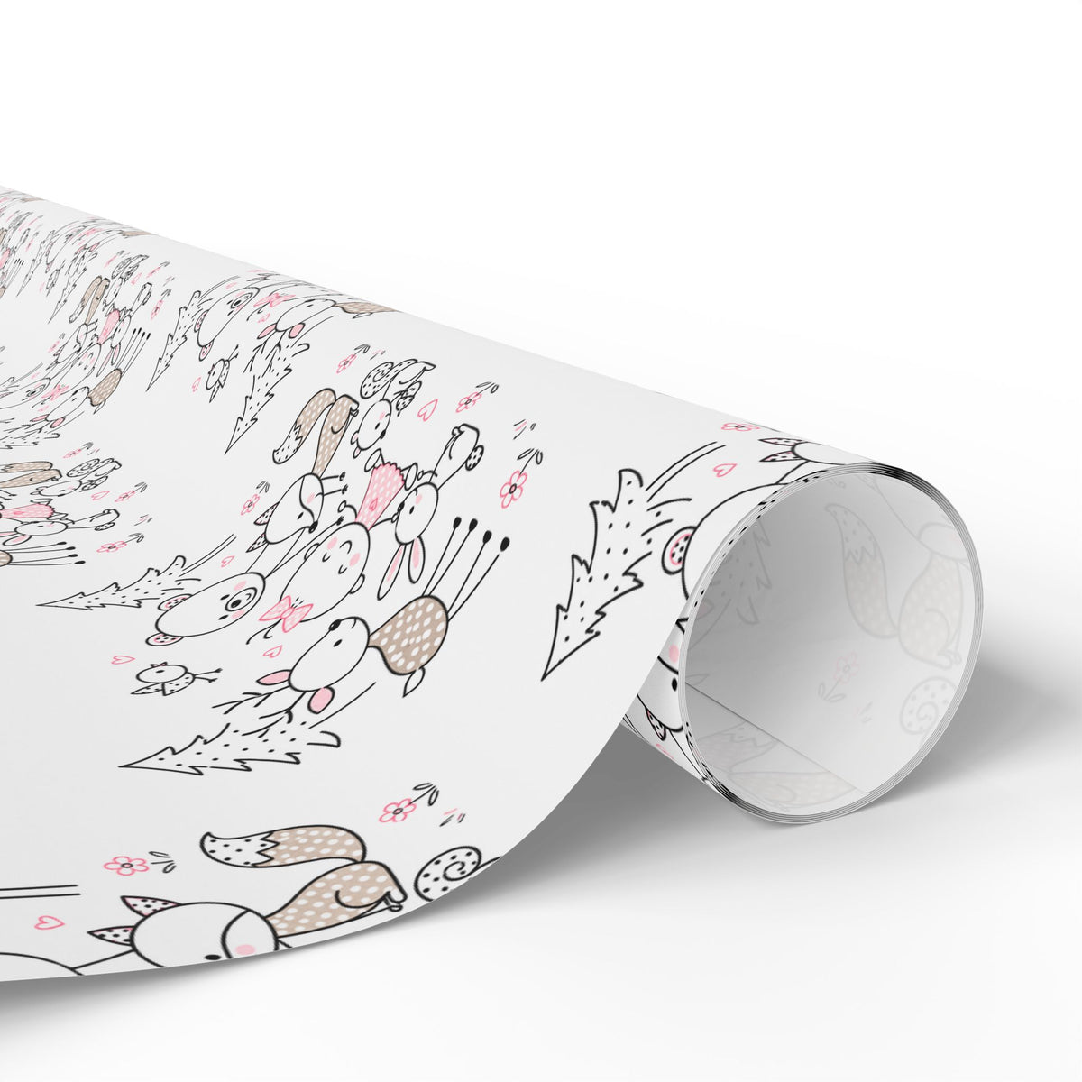 Woodland Animals Wrapping Paper-8