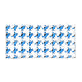 Blue Crab Pattern Beach Towel — Cute Coastal Beach Towel for Summer & Tropical Getaways