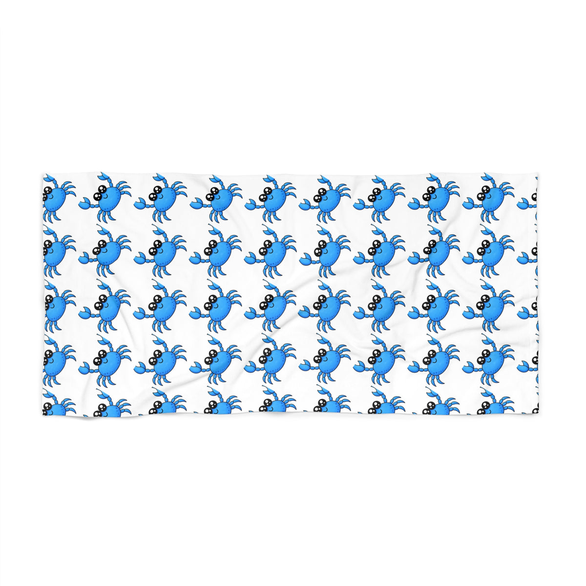 Blue Crab Beach Towel