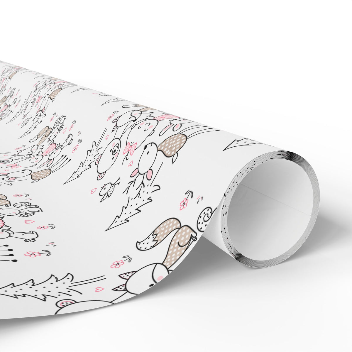 Woodland Animals Wrapping Paper-17