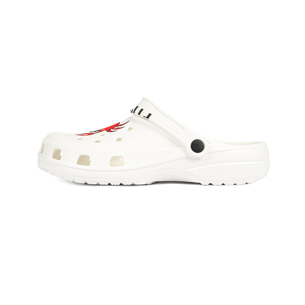 Crab Print Foam Clogs — Cute Red Crab EVA Garden Shoes