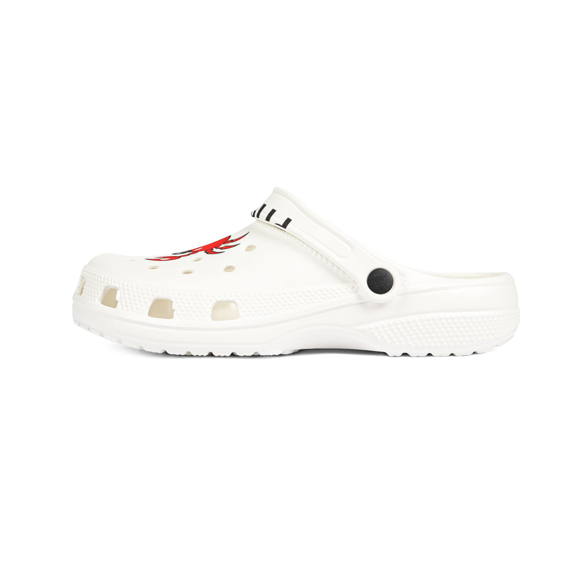 Crab Print Foam Clogs — Cute Red Crab EVA Garden Shoes