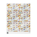 Wrapping Paper Roll — Colorful Kids Doodle Pattern, Fun Birthday & Party Gift Wrap