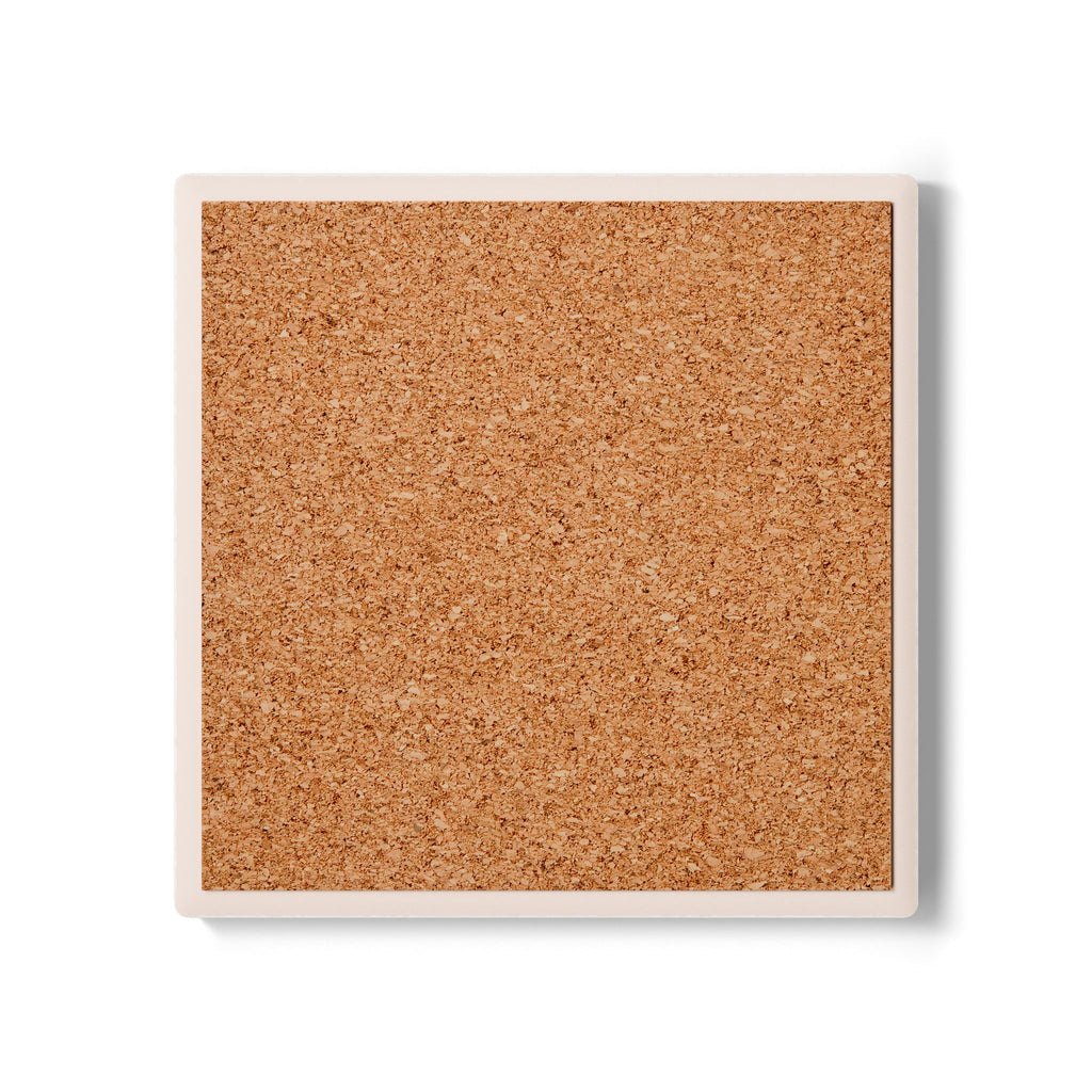 New Orleans "Shop Til' You Drop"  Ceramic Coaster – Bourbon Street Fleur-de-Lis Travel Souvenir