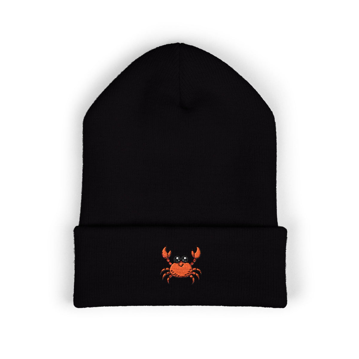 Embroidered Crab Beanie