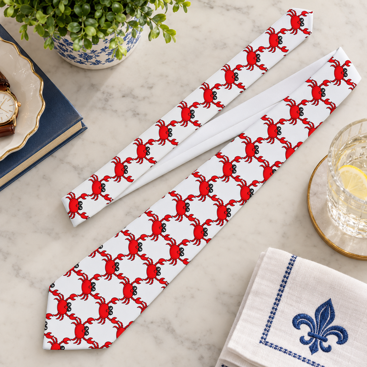 Red Crab Necktie