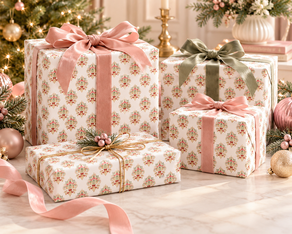 Floral Paisley Wrapping Paper