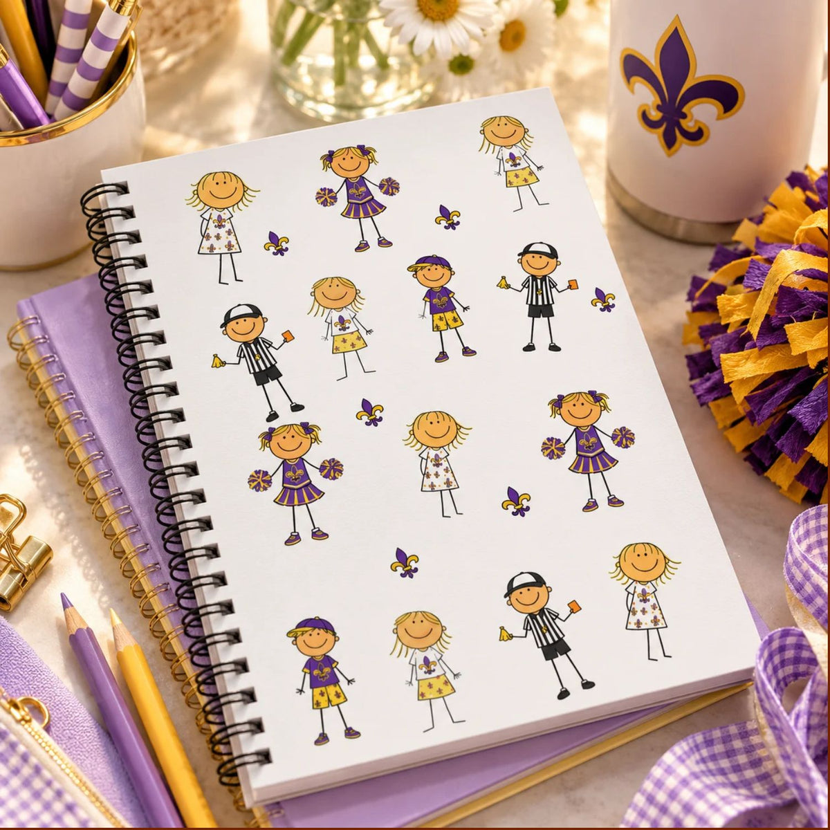 Cheer Squad Spiral Notebook