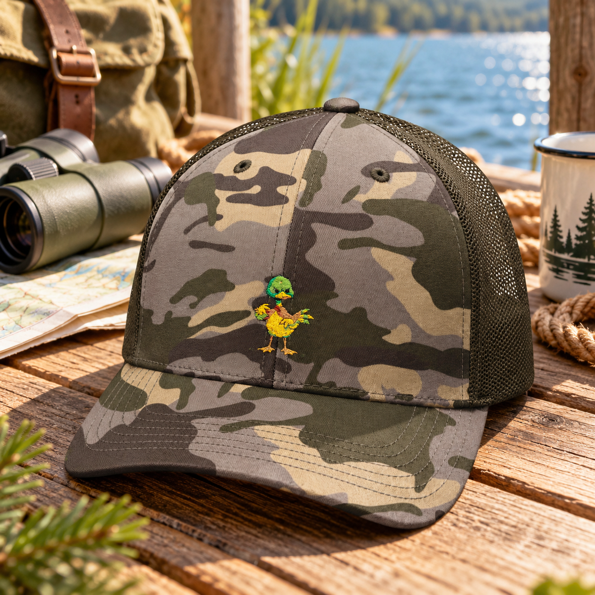 Camo Trucker Hat-1