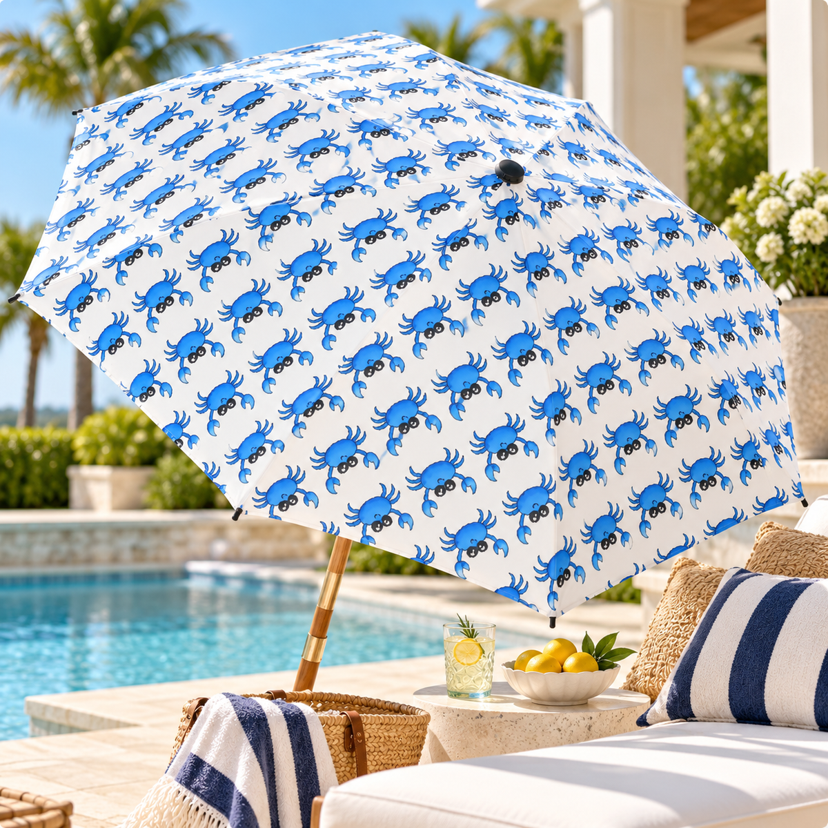 Blue Crab Umbrella