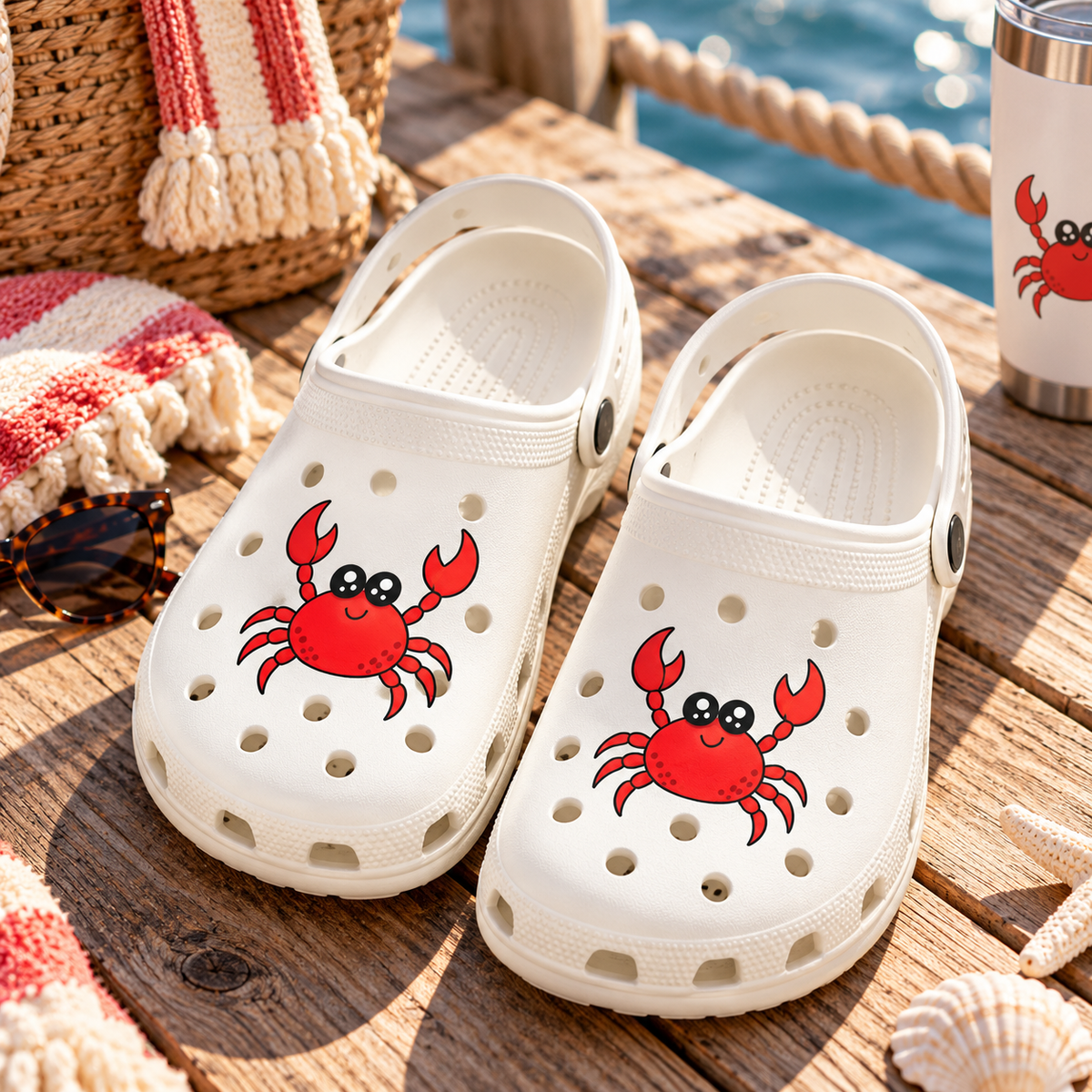 Red Crab Clogs